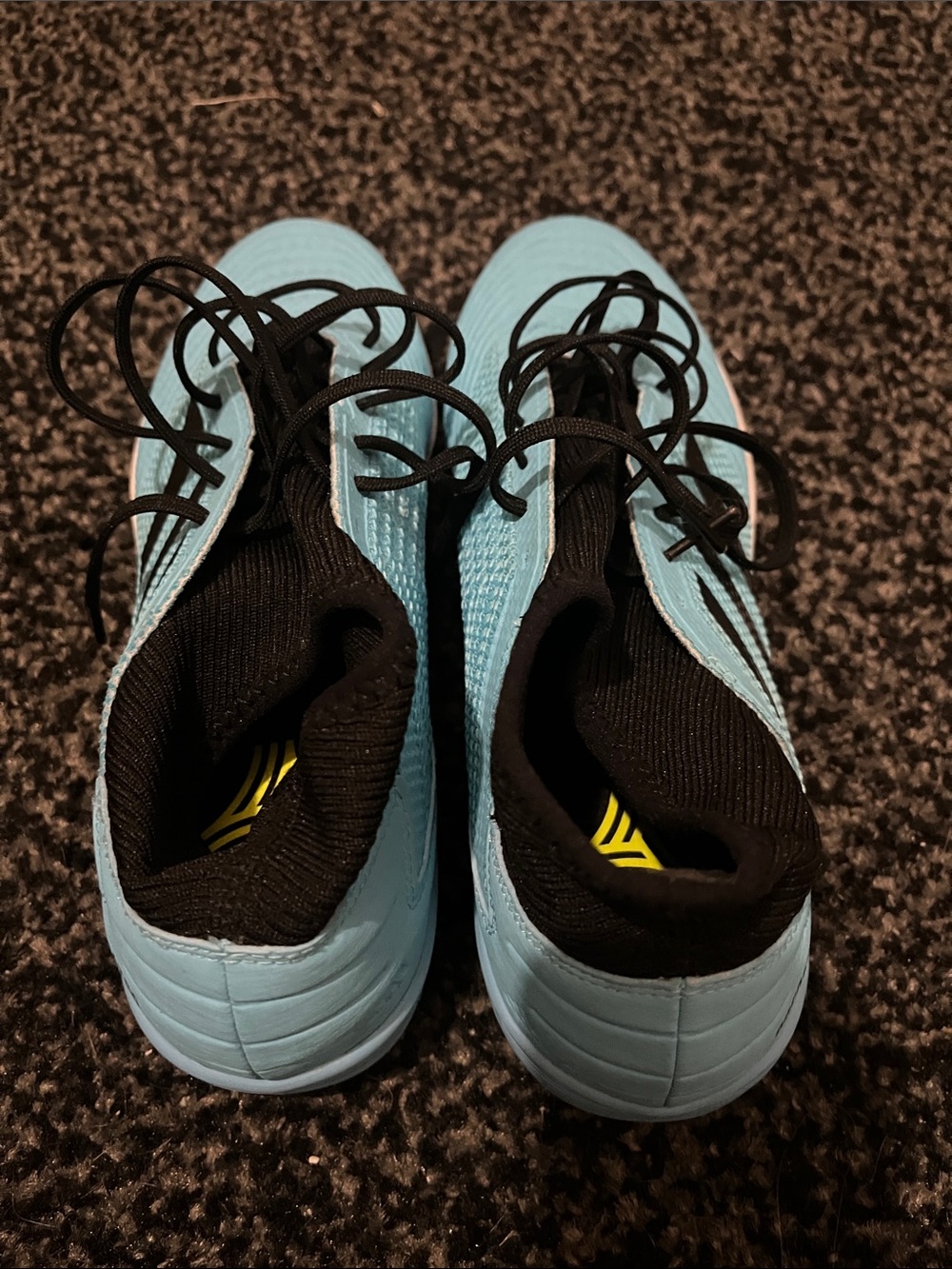 adidas Predator Indoor Soccer Shoes - Aqua & Black - Picture 4 of 4